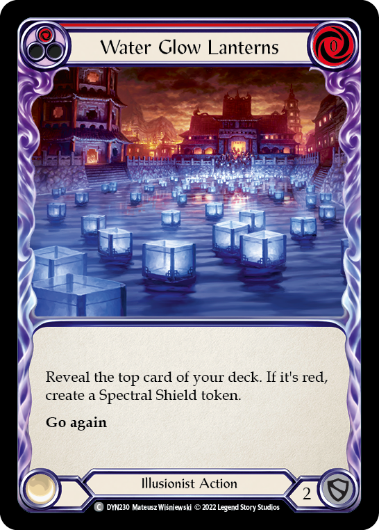 Water Glow Lanterns (Red) [DYN230] (Dynasty) | Good Games Morley