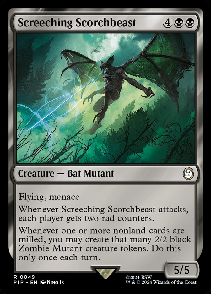 Screeching Scorchbeast 49 (Universes Beyond: Fallout)  | Good Games Morley