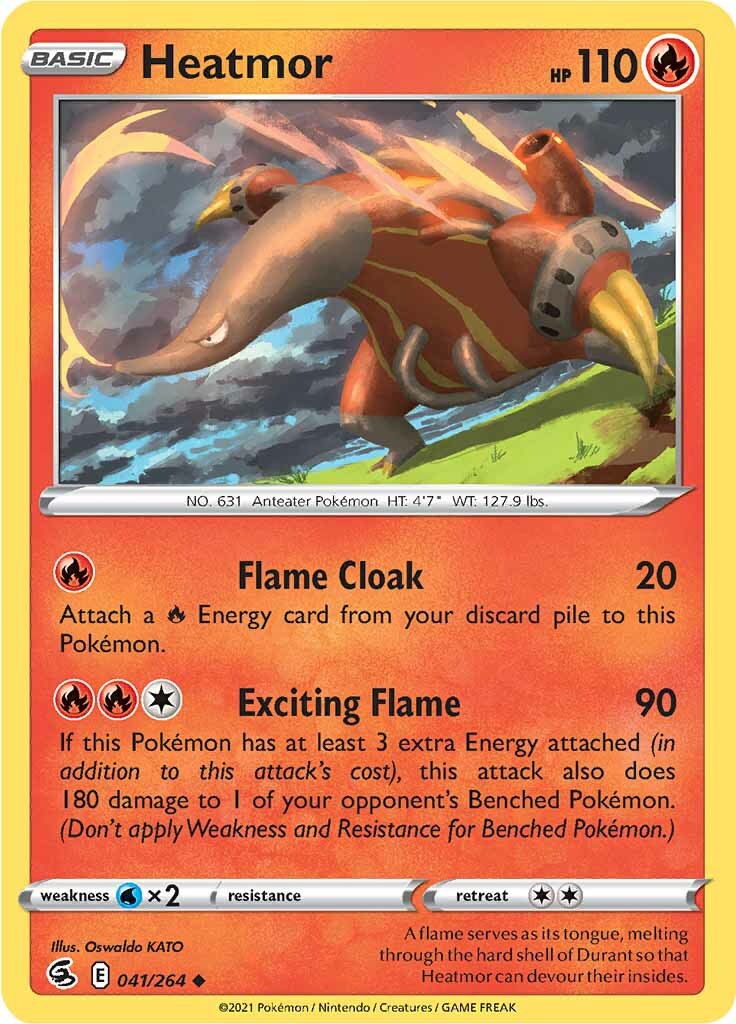 Heatmor (041/264) [Sword & Shield: Fusion Strike] | Good Games Morley