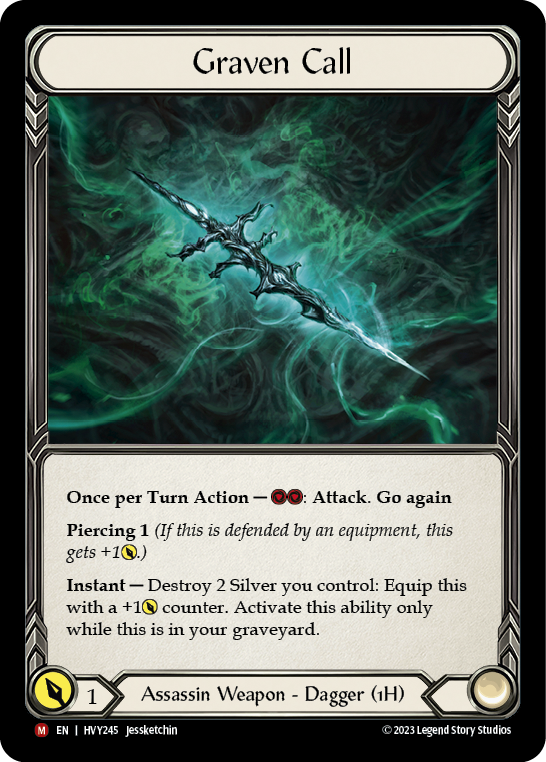 Graven Call [HVY245] (Heavy Hitters)  Cold Foil | Good Games Morley