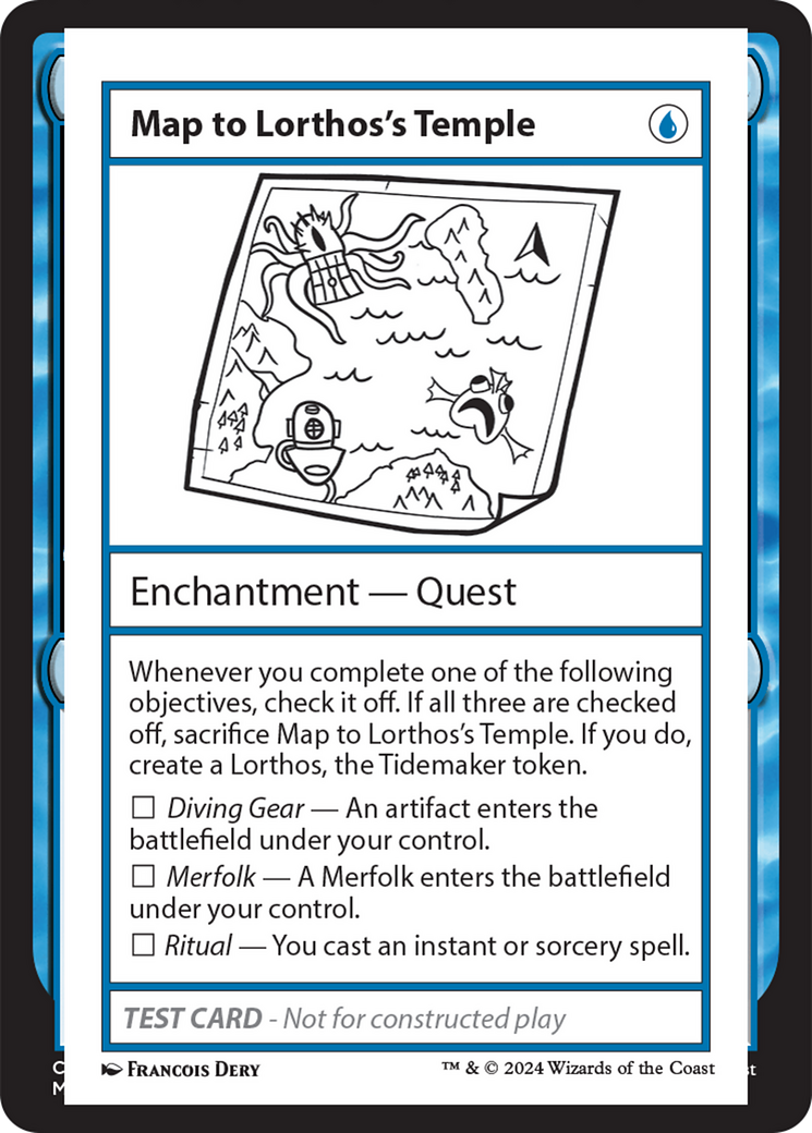 Map to Lorthos's Temple [Mystery Booster 2 Playtest Cards] | Good Games Morley
