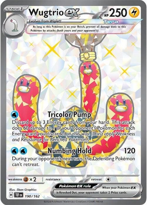 Wugtrio ex 190/162 (SV05: Temporal Forces)  - Holofoil | Good Games Morley
