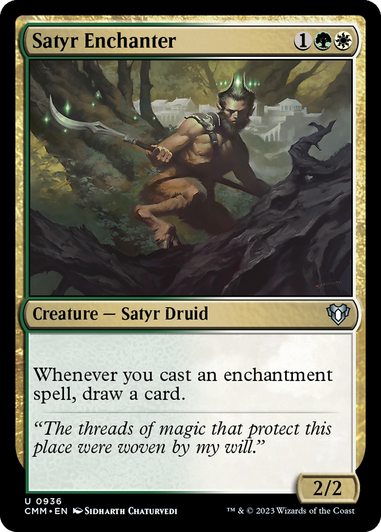 Satyr Enchanter [Commander Masters] | Good Games Morley