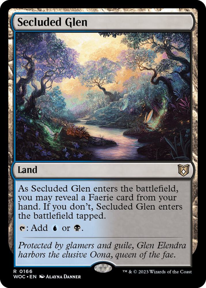 Secluded Glen 166/173 (Commander: Wilds of Eldraine)  | Good Games Morley