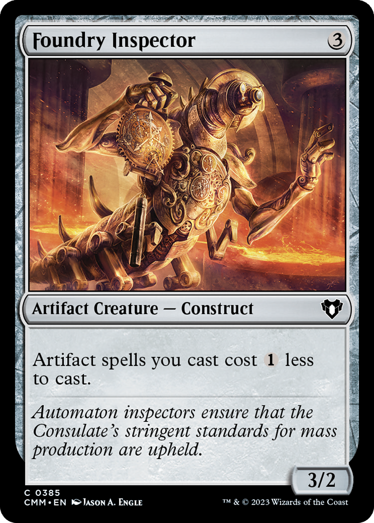 Foundry Inspector [Commander Masters] | Good Games Morley