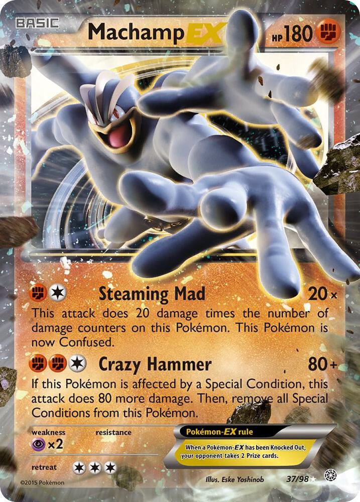 Machamp EX 37/98 (XY - Ancient Origins)  - Holofoil | Good Games Morley