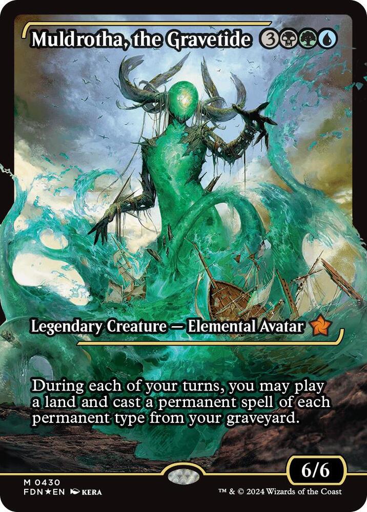 Muldrotha, the Gravetide 430/291 (Foundations)  - Showcase Foil | Good Games Morley