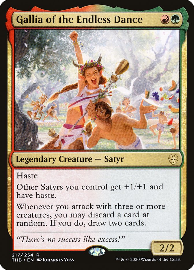 Gallia of the Endless Dance 217/254 (Theros Beyond Death)  - Foil | Good Games Morley