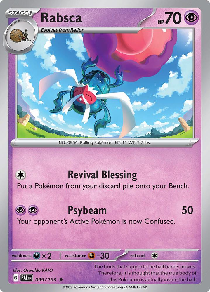 Rabsca 099/193 (SV02: Paldea Evolved)  - Holofoil | Good Games Morley