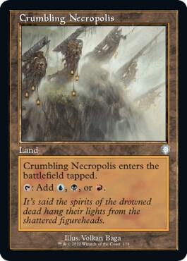 Crumbling Necropolis Retro Frame 179 (Commander: The Brothers' War)  | Good Games Morley