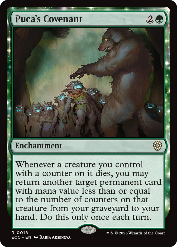 Puca's Covenant [Lorwyn Eclipsed Commander] | Good Games Morley