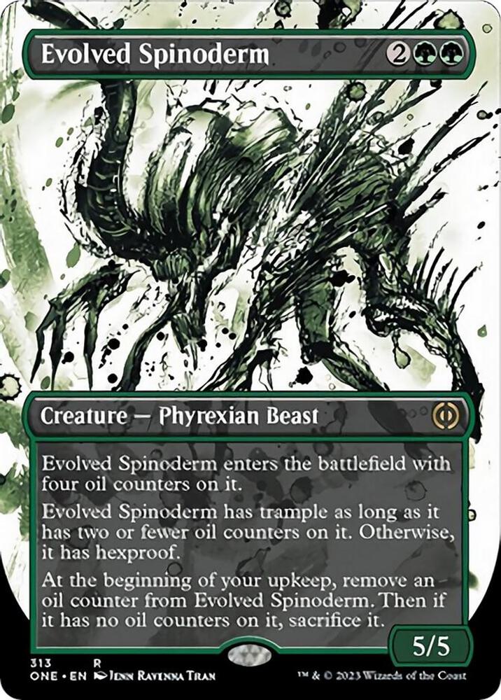 Evolved Spinoderm 313/271 (Phyrexia: All Will Be One)  - Borderless | Good Games Morley