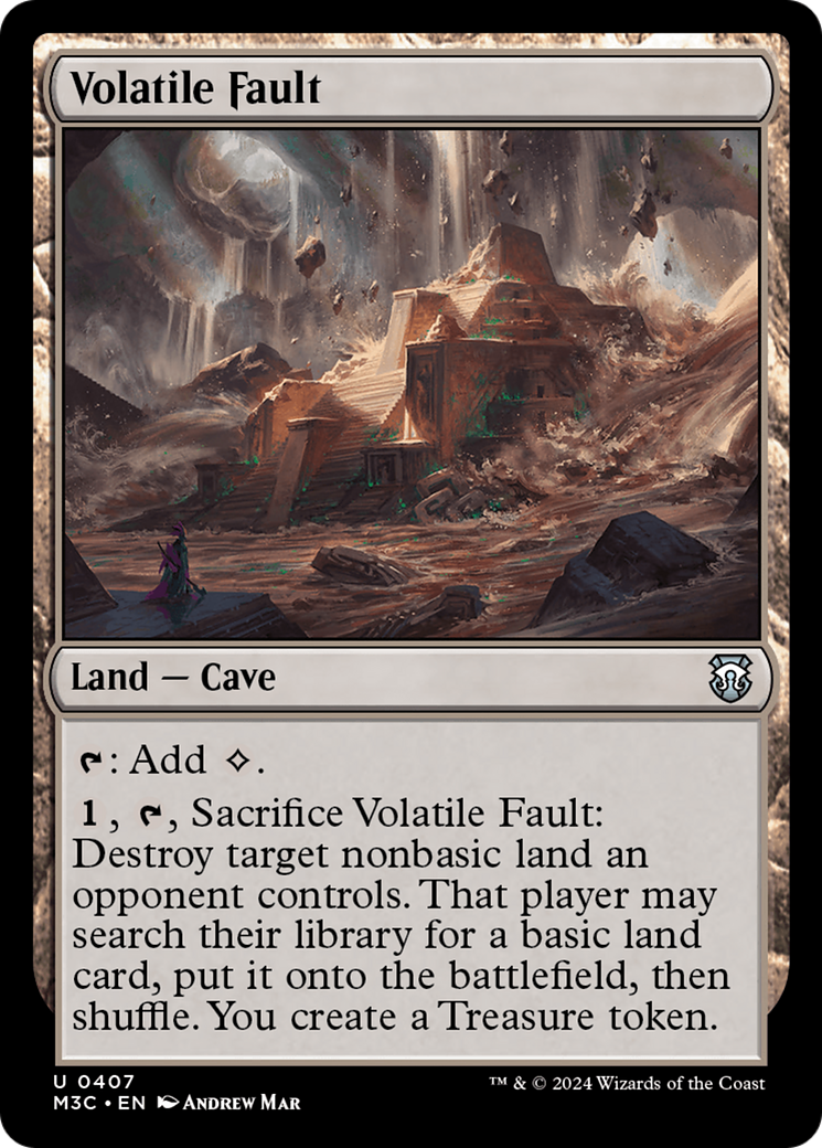 Volatile Fault (Ripple Foil) [Modern Horizons 3 Commander] | Good Games Morley