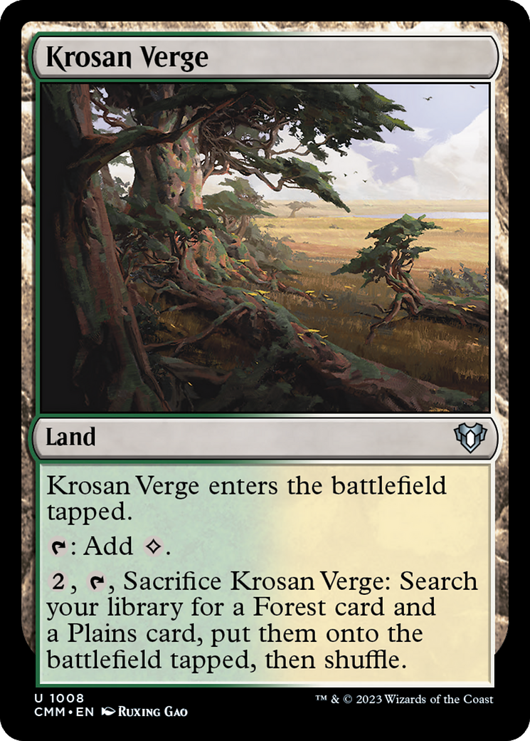 Krosan Verge [Commander Masters] | Good Games Morley