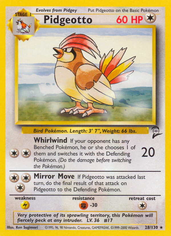 Pidgeotto (28/130) [Base Set 2] | Good Games Morley