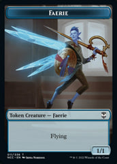 Faerie // Rogue Double-Sided Token [Streets of New Capenna Commander Tokens] | Good Games Morley