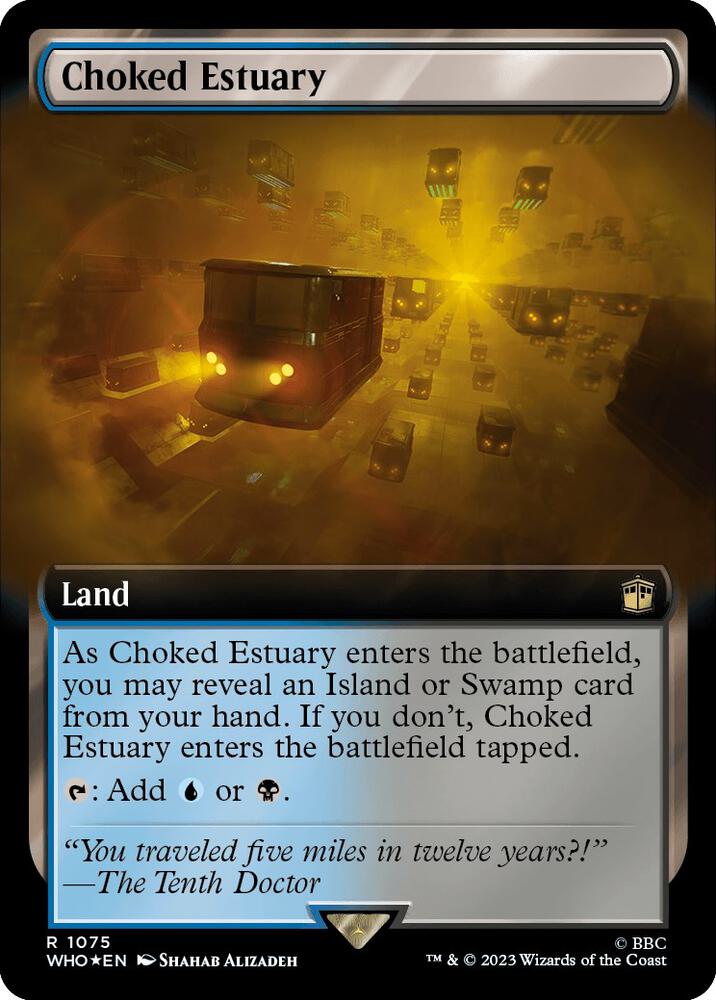 Choked Estuary 1075/331 (Universes Beyond: Doctor Who)  - Extended Art Surge Foil | Good Games Morley