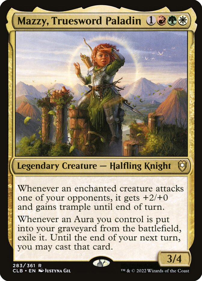Mazzy, Truesword Paladin 283 (Commander Legends: Battle for Baldur's Gate)  | Good Games Morley