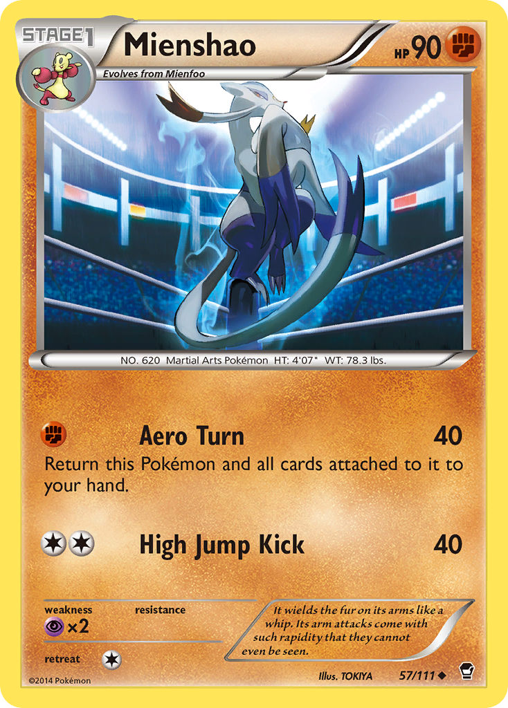 Mienshao (57/111) [XY: Furious Fists] | Good Games Morley