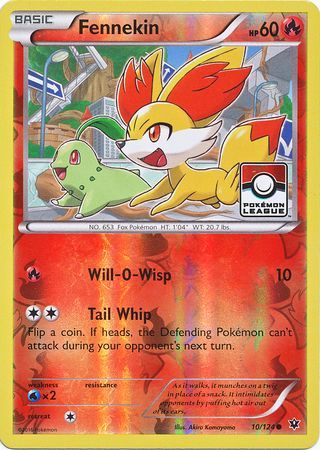 Fennekin (10/124) (League Promo) [XY: Fates Collide] | Good Games Morley