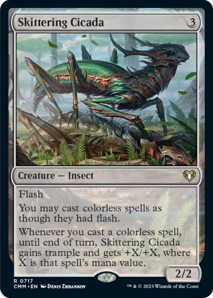 Skittering Cicada [Commander Masters] | Good Games Morley