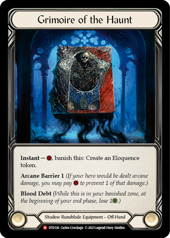 Grimoire of the Haunt [DTD136] (Dusk Till Dawn)  Cold Foil | Good Games Morley