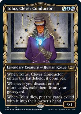 Toluz Clever Conductor Showcase 336/281 (Streets of New Capenna)  - Foil | Good Games Morley