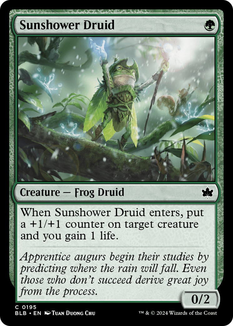 Sunshower Druid [Bloomburrow] | Good Games Morley