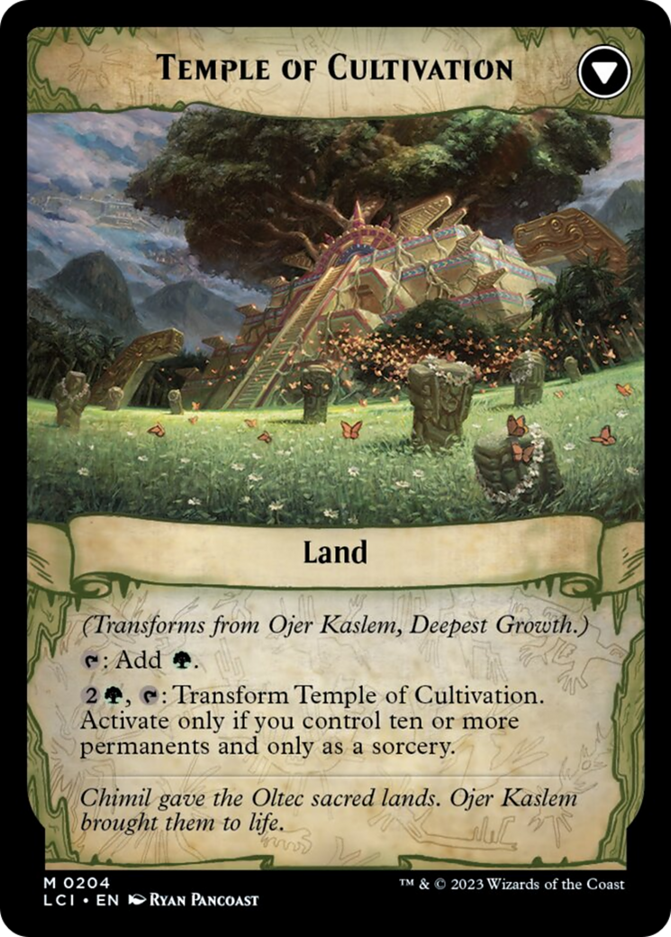 Ojer Kaslem, Deepest Growth // Temple of Cultivation [The Lost Caverns of Ixalan] | Good Games Morley