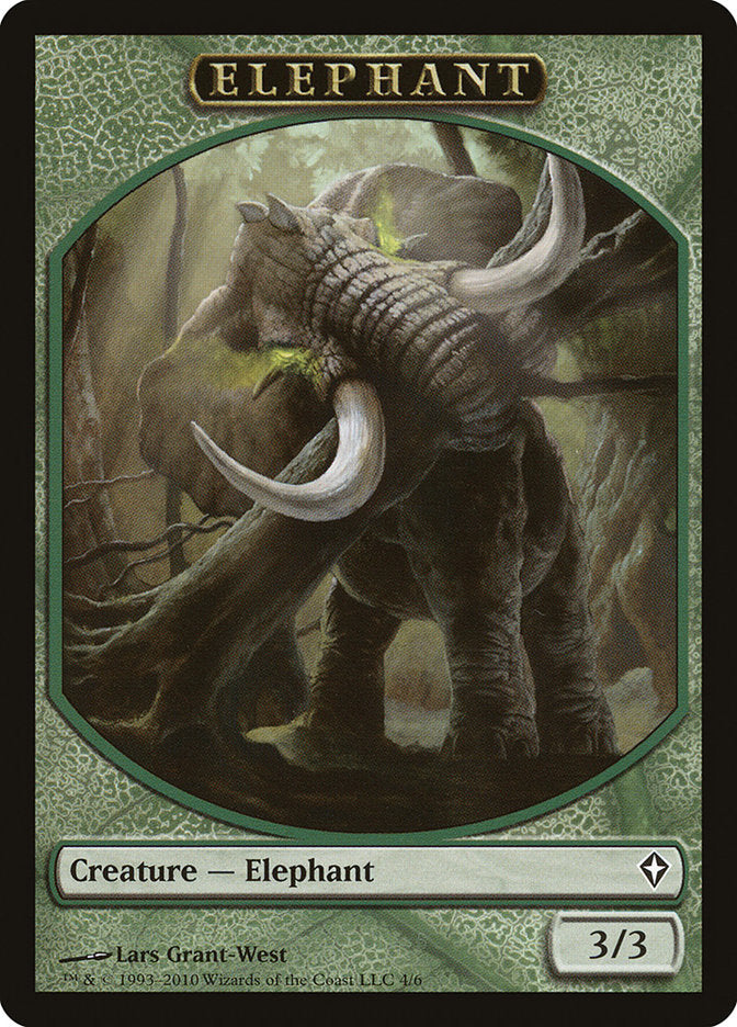 Elephant Token [Worldwake Tokens] | Good Games Morley