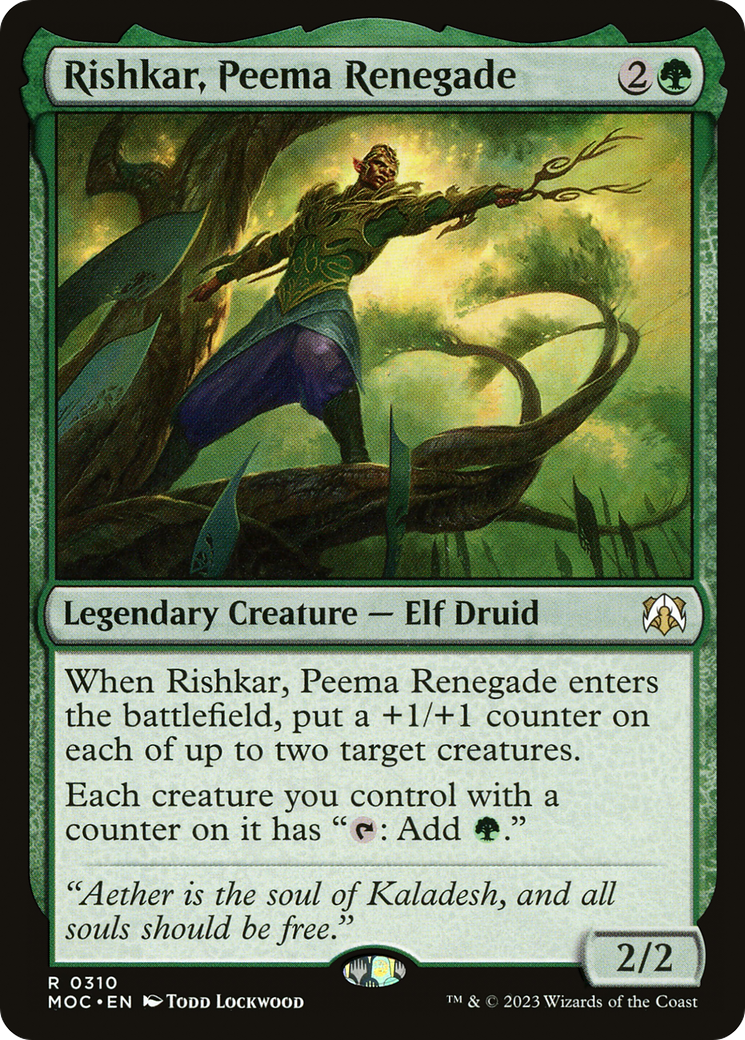 Rishkar, Peema Renegade [March of the Machine Commander] | Good Games Morley