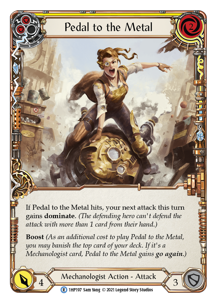 Pedal to the Metal (Yellow) [1HP197] (History Pack 1) | Good Games Morley