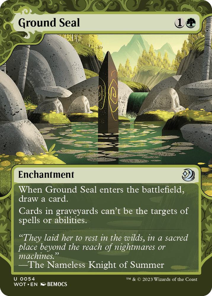 Ground Seal 54 (Wilds of Eldraine: Enchanting Tales)  - Showcase Foil | Good Games Morley