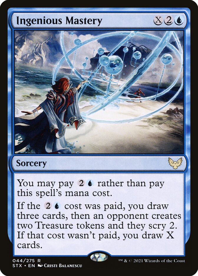 Ingenious Mastery 44 (Strixhaven: School of Mages)  - Foil | Good Games Morley