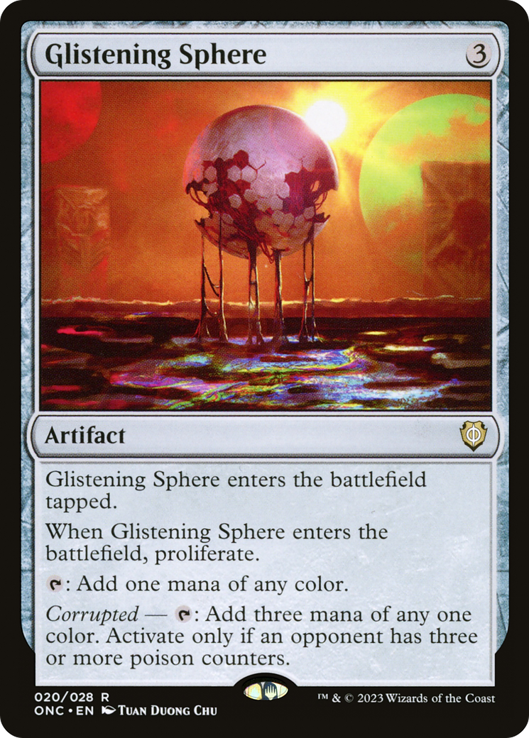 Glistening Sphere [Phyrexia: All Will Be One Commander] | Good Games Morley