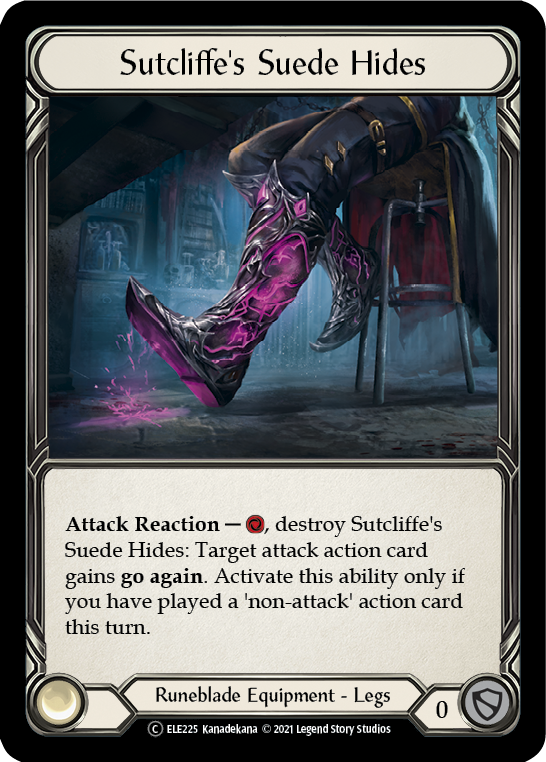 Sutcliffe's Suede Hides [U-ELE225] (Tales of Aria Unlimited)  Unlimited Rainbow Foil | Good Games Morley