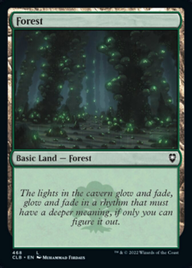 Forest (468) [Commander Legends: Battle for Baldur's Gate] | Good Games Morley