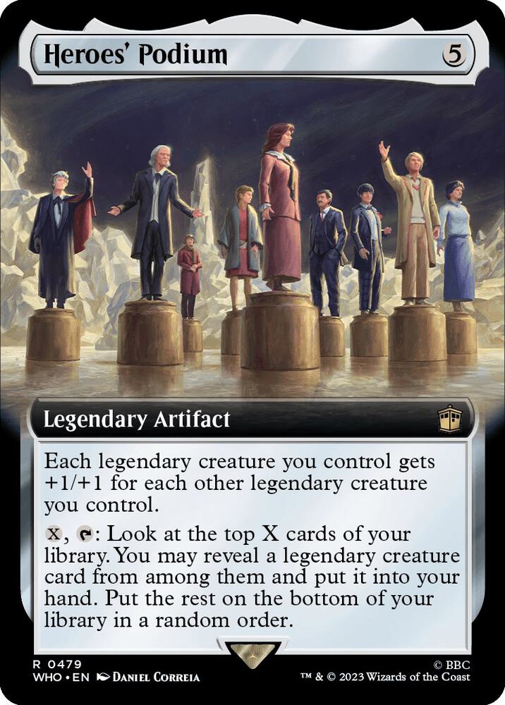 Heroes Podium 479 (Universes Beyond: Doctor Who)  - Extended Art | Good Games Morley