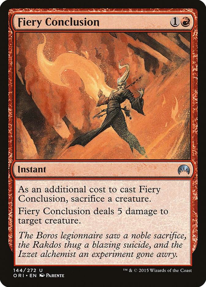 Fiery Conclusion 144/272 (Magic Origins)  - Foil | Good Games Morley