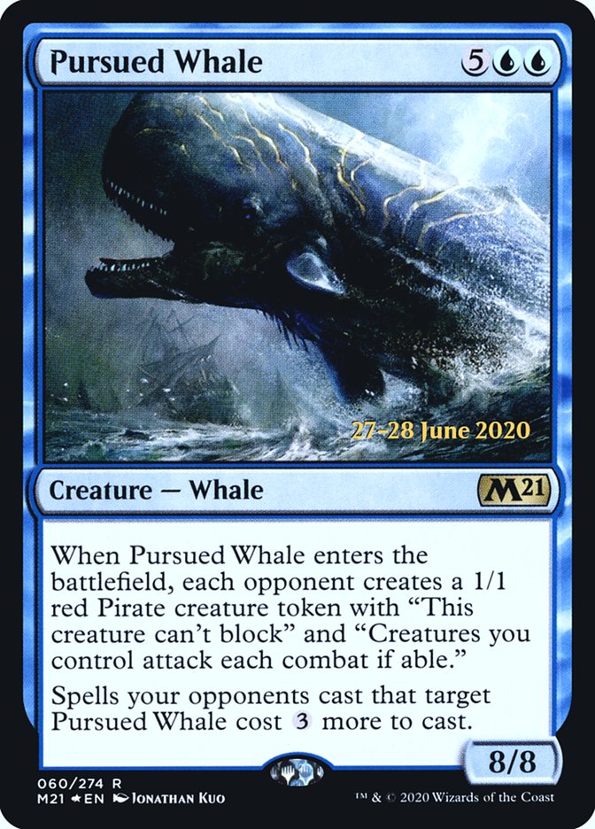 Pursued Whale [Core Set 2021 Prerelease Promos] | Good Games Morley