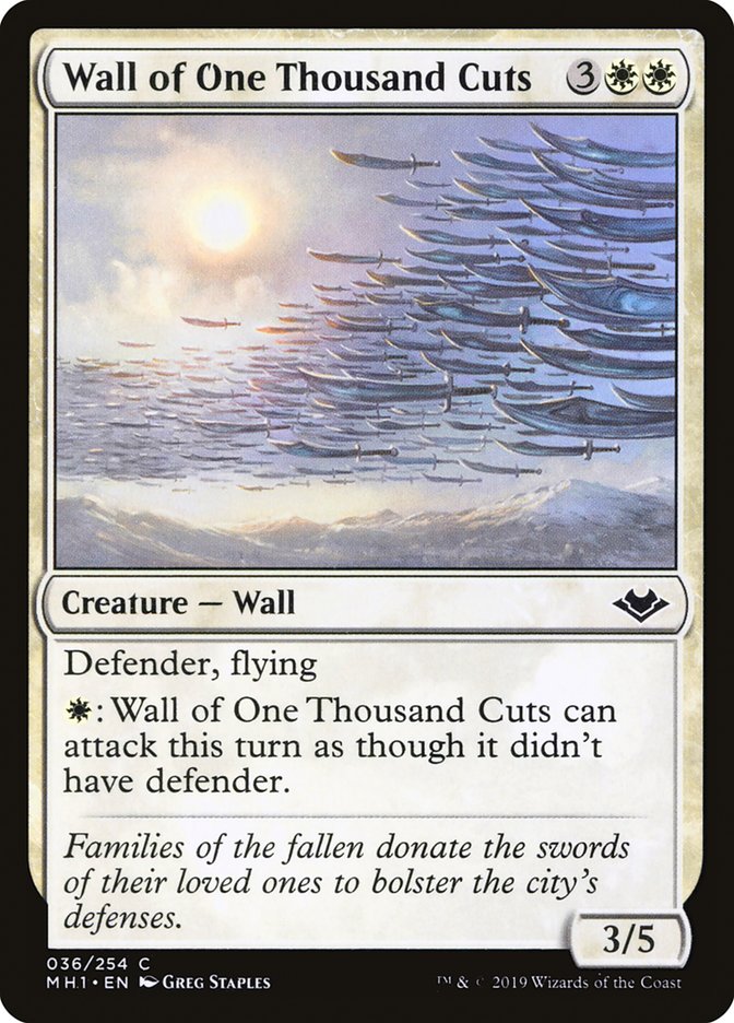 Wall of One Thousand Cuts [Modern Horizons] | Good Games Morley