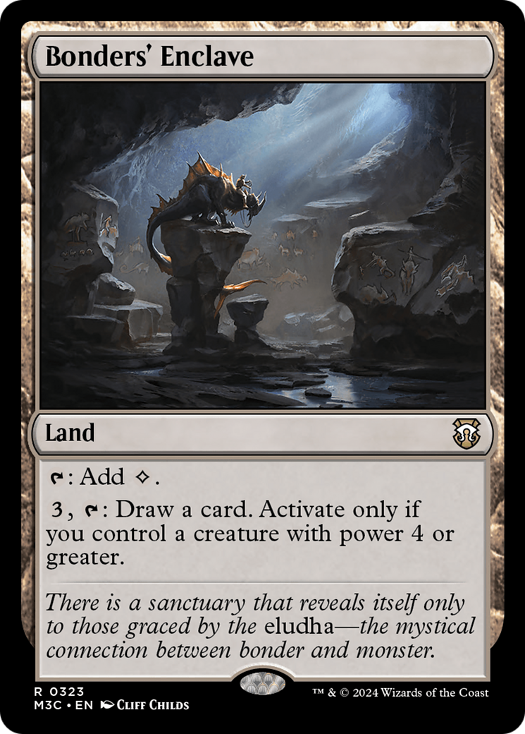 Bonders' Enclave (Ripple Foil) [Modern Horizons 3 Commander] | Good Games Morley