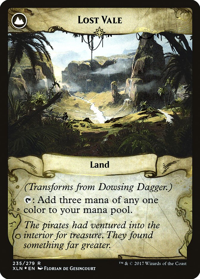 Dowsing Dagger // Lost Vale [Ixalan Prerelease Promos] | Good Games Morley