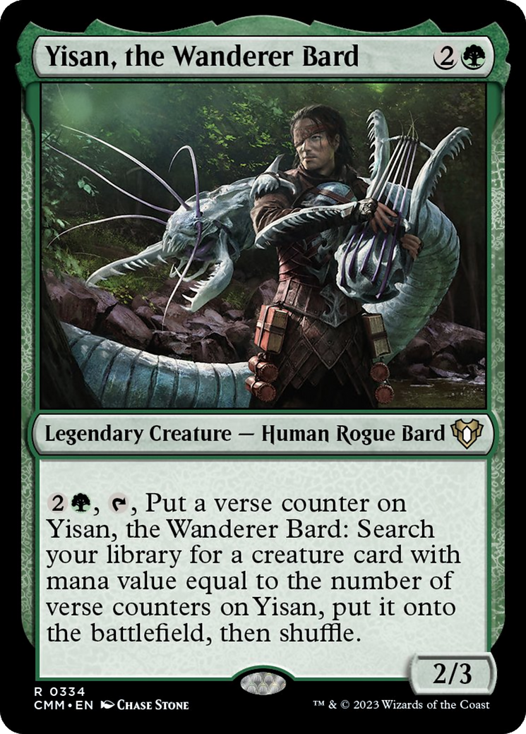 Yisan, the Wanderer Bard [Commander Masters] | Good Games Morley