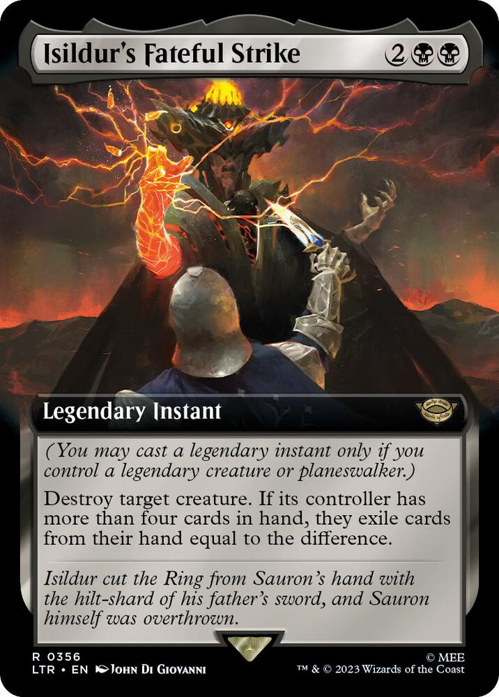 Isildur's Fateful Strike 356 (Universes Beyond: The Lord of the Rings: Tales of Middle-earth)  - Extended Art | Good Games Morley