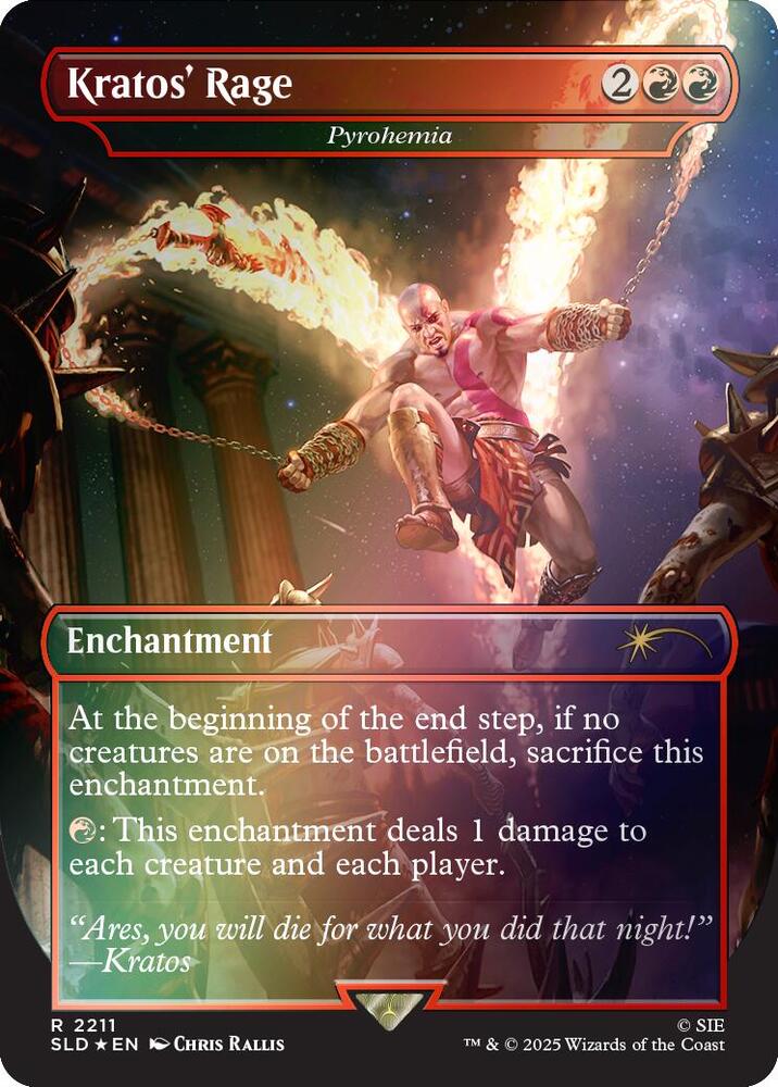 Kratos' Rage // Pyrohemia (Dupe) 2211 (Secret Lair Drop Series)  - Foil | Good Games Morley