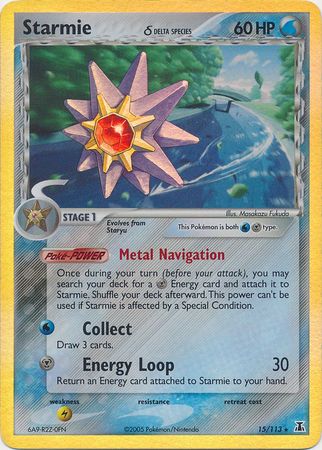 Starmie (15/113) (Delta Species) (Stamped) [EX: Delta Species] | Good Games Morley