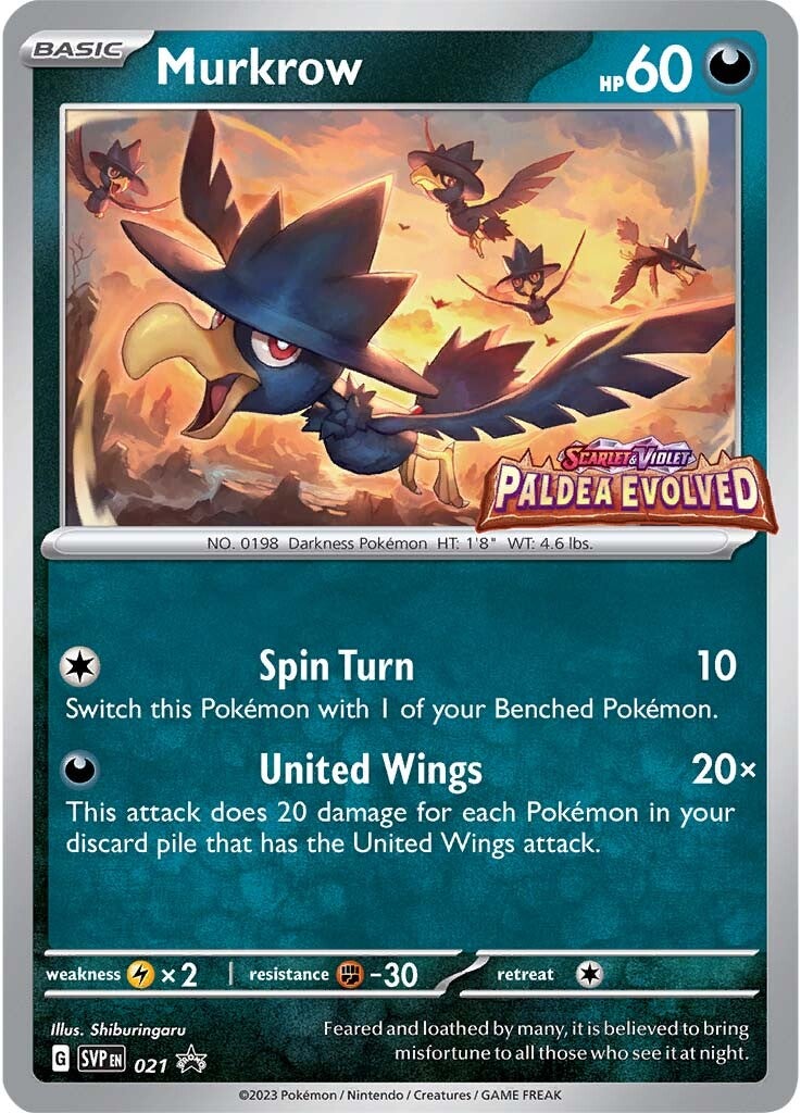 Murkrow (021) [Scarlet & Violet: Black Star Promos] | Good Games Morley