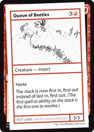 Queue of Beetles (2021 Edition) [Mystery Booster Playtest Cards] | Good Games Morley