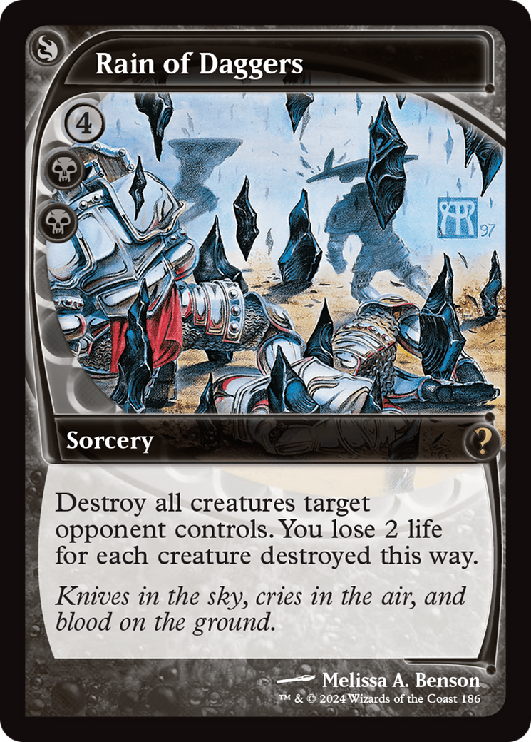 Rain of Daggers (Future Sight) [Mystery Booster 2] | Good Games Morley